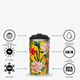 Кружка (дорожня) Qwetch 300 ml. TROPICAL Jaune (QM6082) - зображення 2