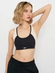 Спортивный топ для йоги женский Reebok Reebok Lux Racer Padded Colorblock GS8925 XS Black/Stucco (4064057691808) - изображение 4