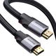 Кабель Baseus Enjoyment Series 4KHD Male To 4KHD Male Adapter Cable 0.75m (WKSX000113) Dark gray - изображение 2