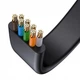Кабель Baseus high Speed Six types of RJ45 Gigabit network cable (flat cable)8m (PCWL-E01) Black - зображення 4