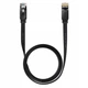 Кабель Baseus high Speed Six types of RJ45 Gigabit network cable (flat cable) 3m (PCWL-C01) Black - зображення 2