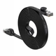 Кабель Baseus high Speed Six types of RJ45 Gigabit network cable (flat cable) 10m (WKJS000201) Black - зображення 4