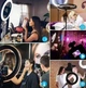 Комплект кольцевая led Rl 14 лампа 36 см штатив + пульт + сумка, Кольцевая лампа для тик тока со штативом ОРИГИННАЛ - изображение 9