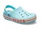 Унисекс кроксы Crocs Bayaband Ice Blue/Melon M8-W10 40-41р. (25,5 см) Голубой - изображение 2
