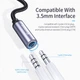 Адаптер Essager E01 Type-C to 3.5mm Jack Headphone Adapter Grey (EZJE01-0G) - изображение 4