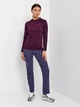 Спортивная кофта женская IQ Boyna Wmns M Фиолетовая (5902786388844) - изображение 3