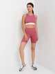 Спортивный топ для бега женский IQ Woysh Wmns M Melw Mauv/Pale Dogw (5902786388677) - изображение 3