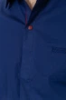 Сорочка чоловіча однотонна класична, колір темно-синій, 214R7108, 4XL - зображення 5