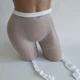 Сексуальні колготки-сітка з мерехтливими стразами Sexy OneSize білий (1-145) - изображение 5