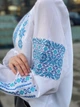 Нежная женская вышиванка белая на легком шифоне "Снежана" 11733-52 (XL) - изображение 2