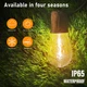 Світлодіодна гірлянда Smart Bulbs Outhome, водозахищена IP65, 10 кульок у формі груші, 4,5 м., Білий теплий (S1BLBOTHM4) - зображення 6