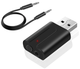 USB Bluetooth 5.0 Передавач і приймач для ноутбука, ПК, телевізора, автомобіля з роз'ємом Jack арт.100134 - зображення 1