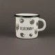 Кружка эмалированная Enamel mug с принтом Полонина белая 400 мл - изображение 1