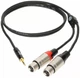 Кабель коммутационный KLOTZ KY8-180 MINILINK PRO Y-CABEL 1.8 M BLACK - изображение 2