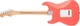 Електрогітара SQUIER by FENDER SONIC STRATOCASTER HSS MN TAHITY CORAL - зображення 3