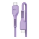 Дата кабель USB-C to USB-C 1.0m AR88 3A purple Armorstandart (ARM65291) - изображение 1