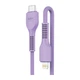 Дата кабель Type-C to Lightning 1.0m AR88 3A Purple Armorstandart (ARM65290) - изображение 1