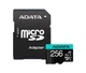 Карта пам'яті microSDXC (UHS-1 U3) A-DATA Premier Pro 256Gb Class 10 V30S A2 (R-100Mb/s W85Mb/s) (adapter SD) (AUSDX256GUI3V30SA2-RA1) - изображение 1