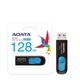 Флеш-накопичувач A-DATA UV128 USB 3.2 Gen 1 (USB 3.0) 128GB Black/Blue (AUV128-128G-RBE) - изображение 4