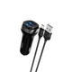 Автомобільний зарядний пристрій HOCO Z40 Superior dual port car charger set (Micro) Black (6931474739698) - зображення 1