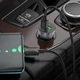 Автомобільний зарядний пристрій Hoco Z47A set(C to C) USB-A/Type-C Transparent black 30 W (6931474782311) - изображение 4