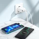 Мережевий зарядний пристрій HOCO C102A Fuerza QC3.0 four-port charger 18W White (6931474777713) - зображення 6