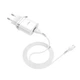 Мережевий зарядний пристрій з кабелем HOCO C12Q Smart QC3.0 charger set(Micro) 18W White (6931474716286) - изображение 3