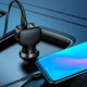 Автомобільний зарядний пристрій HOCO Z36 Leader dual port car charger set(Type-C) Black (6931474727770) - изображение 7