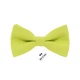 Метелик Bow Tie House дитячий яблучно-зелений однотонний з габардину 09097B - зображення 1
