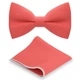 Метелик Bow Tie House кораловий з платком - габардин 09475H - зображення 1