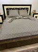 Постільна білизна бавовняна Gucci Двоспальна 180 x 220 Бязь Бронзова 70 х 70 - зображення 4