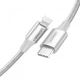 Дата кабель USB-C to Lightning 2.0m US304 20V/3A 60W Silver Ugreen (70525) - зображення 1