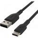 Дата кабель USB 2.0 AM to Type-C 1.0m PVC black Belkin (CAB001BT1MBK) - изображение 3