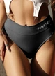 Женские трусики стринги Удобные FINETOO 674-44-46 Черный 44-46 (M-L) 1 шт - изображение 1