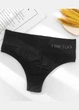 Женские трусики стринги Удобные FINETOO 674-44-46 Черный 44-46 (M-L) 1 шт - изображение 5