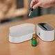 Зволожувач повітря з імітацією полум'я та диму Humidifier 3D-Flame 0.25л ароматизатор, живлення USB Type-C, підсвічування Білий - зображення 6