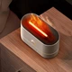 Зволожувач повітря з імітацією полум'я та диму Humidifier 3D-Flame 0.25л ароматизатор, живлення USB Type-C, підсвічування Білий - зображення 7
