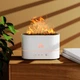 Зволожувач повітря з імітацією полум'я та диму Humidifier 3D-Flame 0.25л ароматизатор, живлення USB Type-C, підсвічування Білий - зображення 8