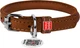 Ошейник для собак кожаный Collar WAUDOG Soft с QR паспортом, круглый, XS, Д 8 мм, Дл 20-25 см (22316) - изображение 1