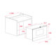 Микроволновая печь встраиваемая Teka - MWR 22 BI BK (40586300) - изображение 2