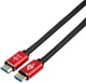 Кабель Atcom HDMI - HDMI 4K v.2.0 1 м Red/Gold (24941) - изображение 1
