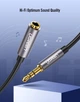 Кабель UGREEN AV118 3.5mm Male to 3.5mm Female 2m Gray (10594) - изображение 5