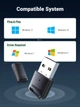 Bluetooth-адаптер UGREEN CM390 BT 5.0 Black (80890) - изображение 3