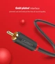 Кабель UGREEN AV104 2 RCA Male to 2 RCA Male Audio Cable 1m Black (30747) - изображение 4