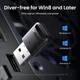 Адаптер UGREEN CM591 Bluetooth 5.3 Black (90225) - зображення 3