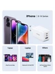Сетевое зарядное устройство UGREEN CD244 USB+2xUSB-C 65W QC4.0 PD3.0 GaN Tech White (15334) - изображение 8
