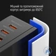 Мережевий зарядний пристрій ColorWay Power Delivery GaN (2USB-A + 2USB TYPE-C) (100W) Black (CW-CHS041PD-BK) - зображення 14