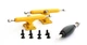 Подвески для фингерборда Just Skate FB Yellow 34 мм - изображение 3