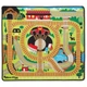 Детский коврик Melissa&Doug Железная дорога с паровозиками (MD19554) - изображение 1