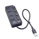 USB розгалужувач 4 Port USB Hub 3.0 Без бренду - зображення 1